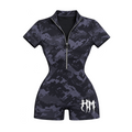 Black Camo Woman’s Romper
